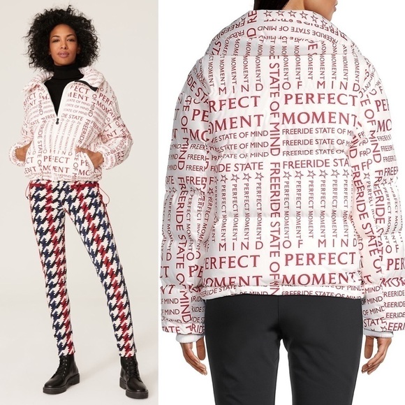 PERFECT MOMENT Après-Ski Down Puffer Graphic‎ Duvet Performance Ski Coat Size XL - Picture 4 of 15